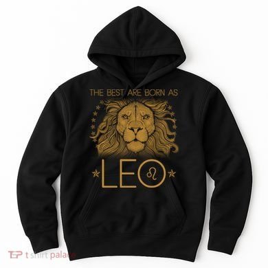 The Best Are Born As Leo Vintage Lion Hoodie
