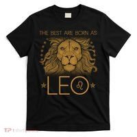 The Best Are Born As Leo Vintage Lion T-Shirt thumb 0