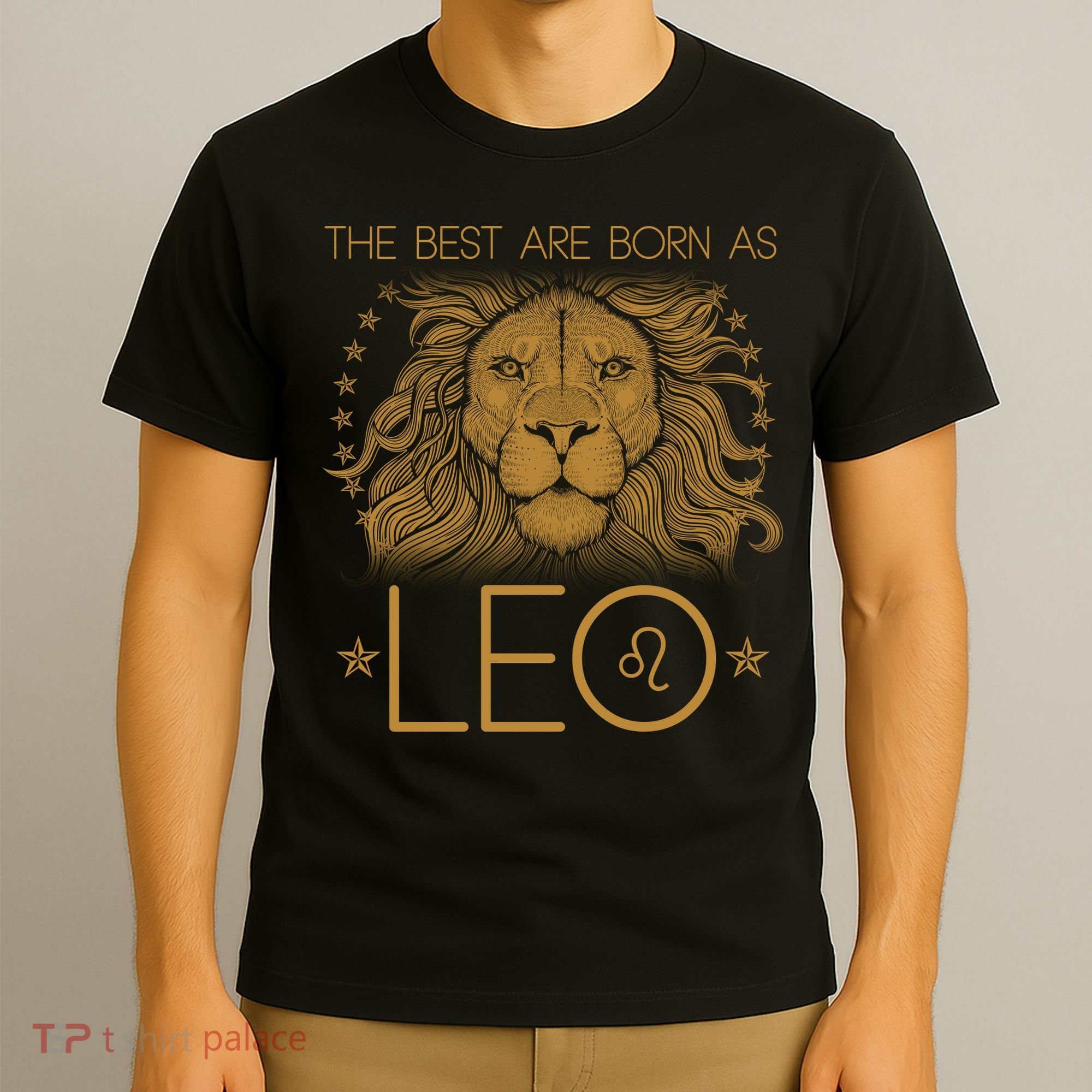 The Best Are Born As Leo Vintage Lion T-Shirt