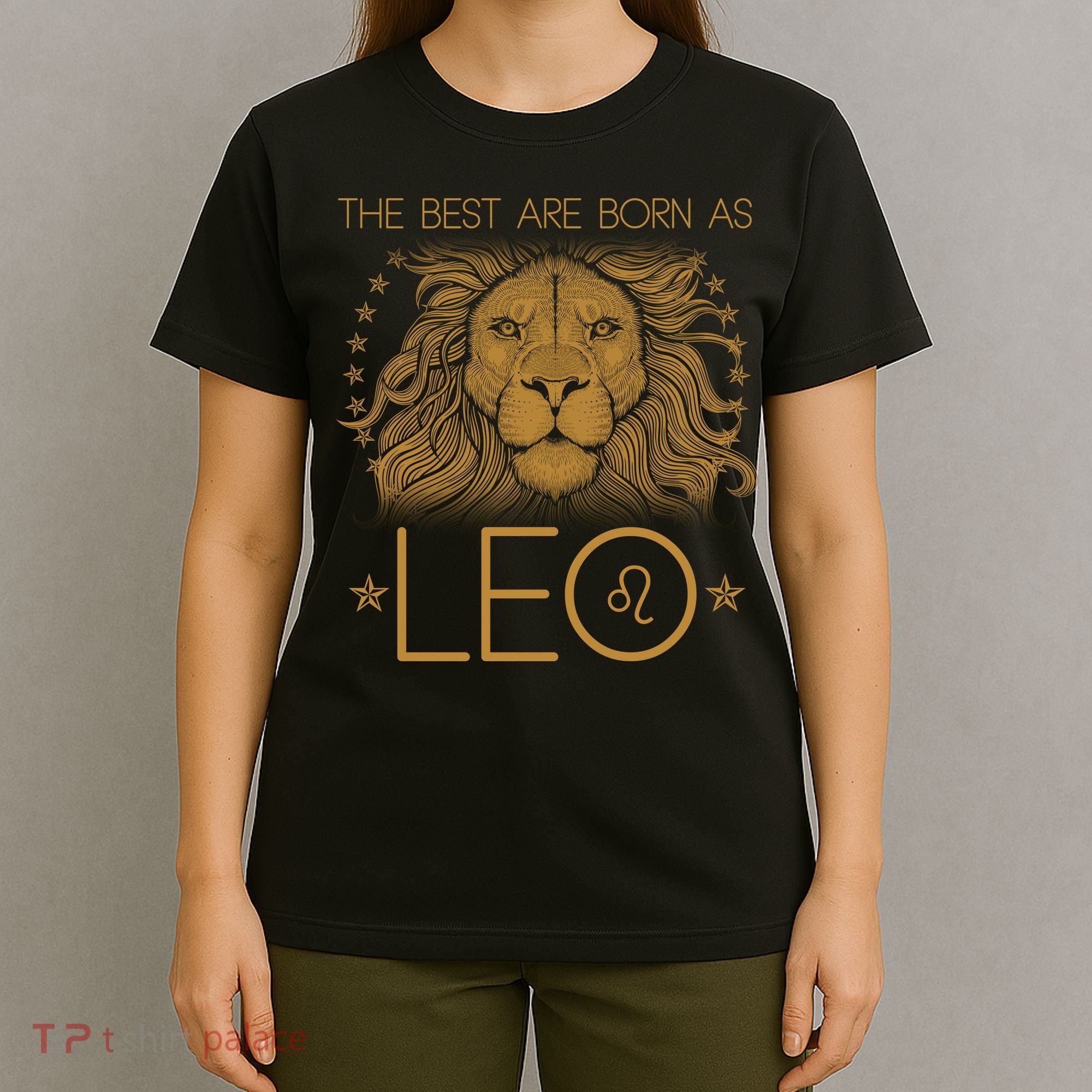 The Best Are Born As Leo Vintage Lion T-Shirt