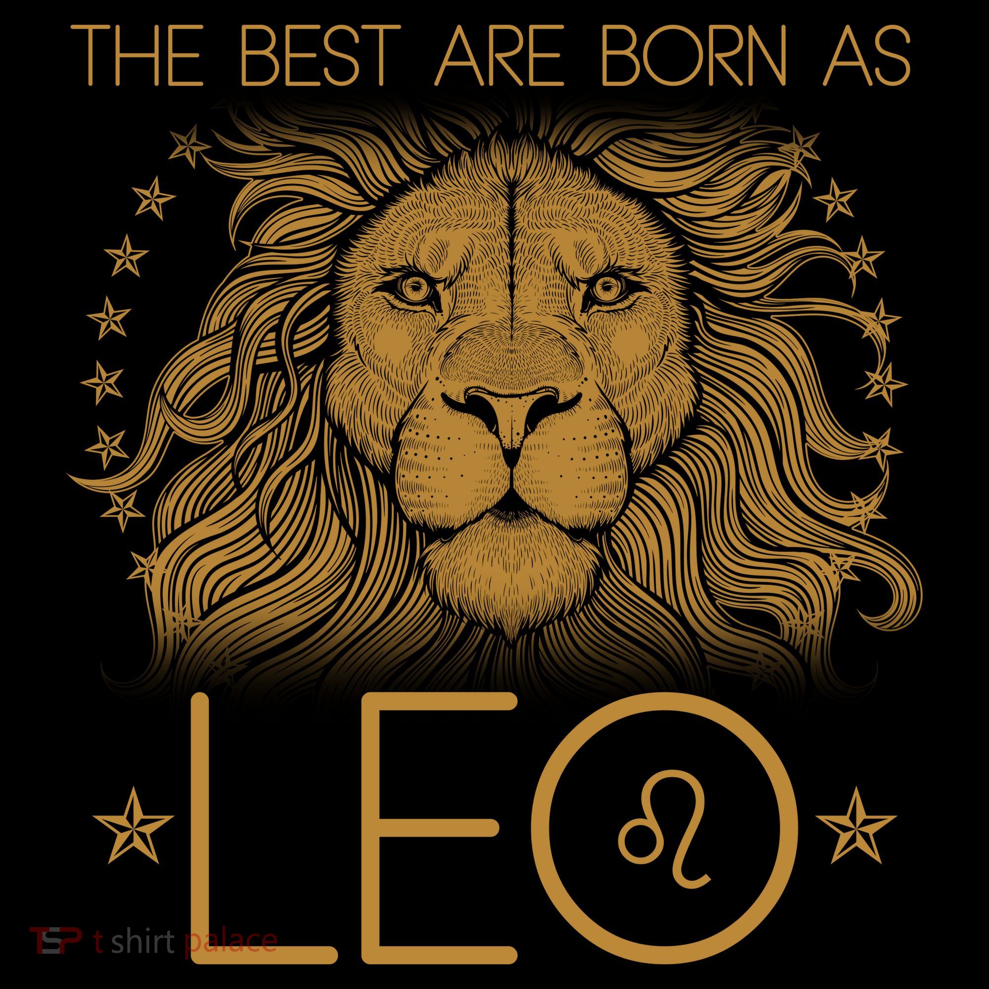 The Best Are Born As Leo Vintage Lion T-Shirt