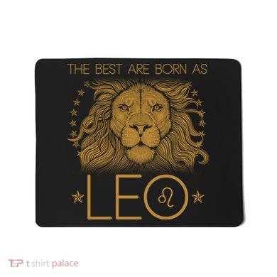 The Best Are Born As Leo Vintage Lion Mousepad