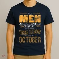 The Best Are Born In October T-Shirt thumb 3