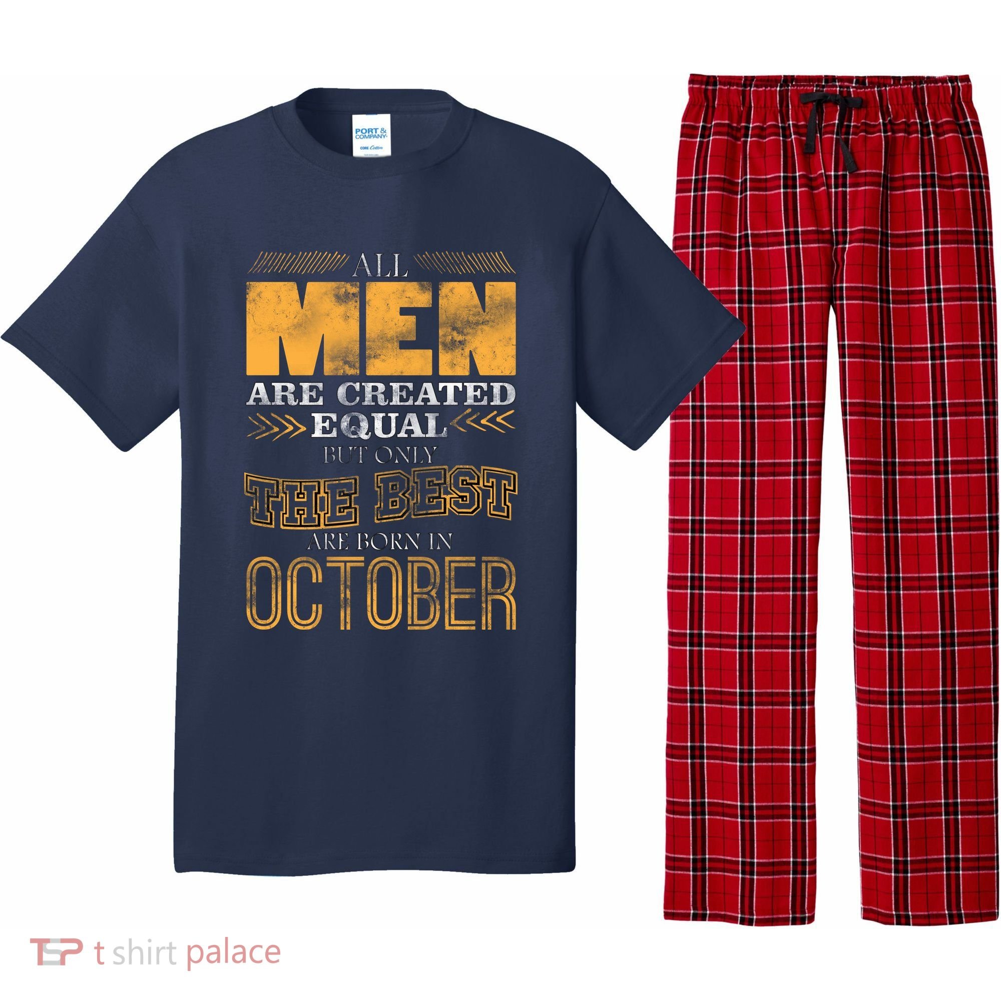 The Best Are Born In October Pajama Set