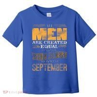 The Best Are Born In September Toddler T-Shirt thumb 0