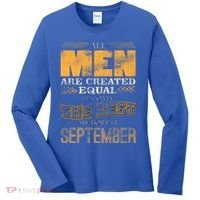 The Best Are Born In September Women's Long Sleeve Shirt thumb 0