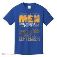 The Best Are Born In September Kids T-Shirt thumb 0