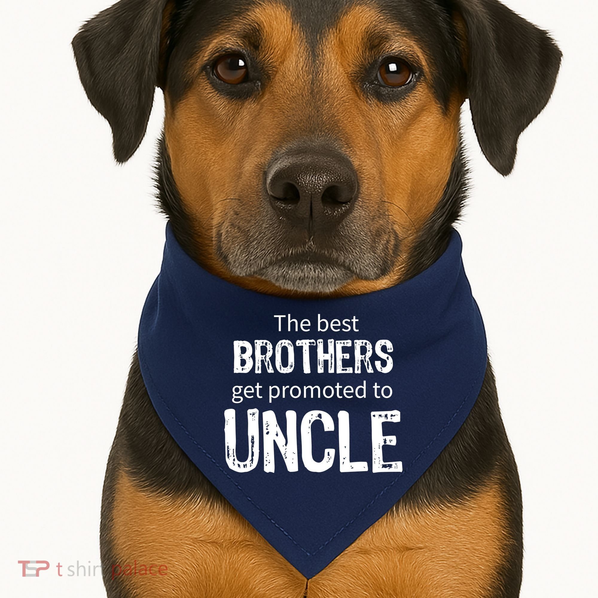 The Best Brothers Get Promoted Uncle USA-Made Doggie Bandana