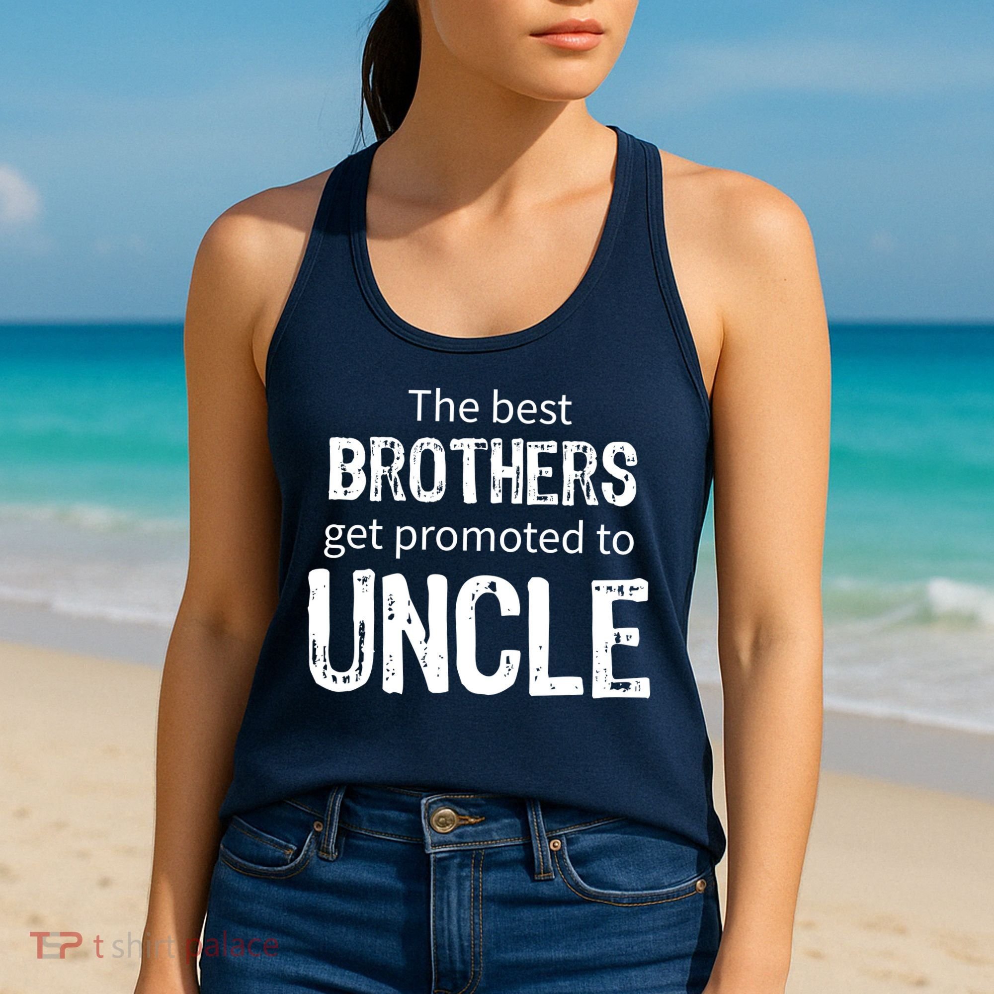 The Best Brothers Get Promoted Uncle Women's Tank Top