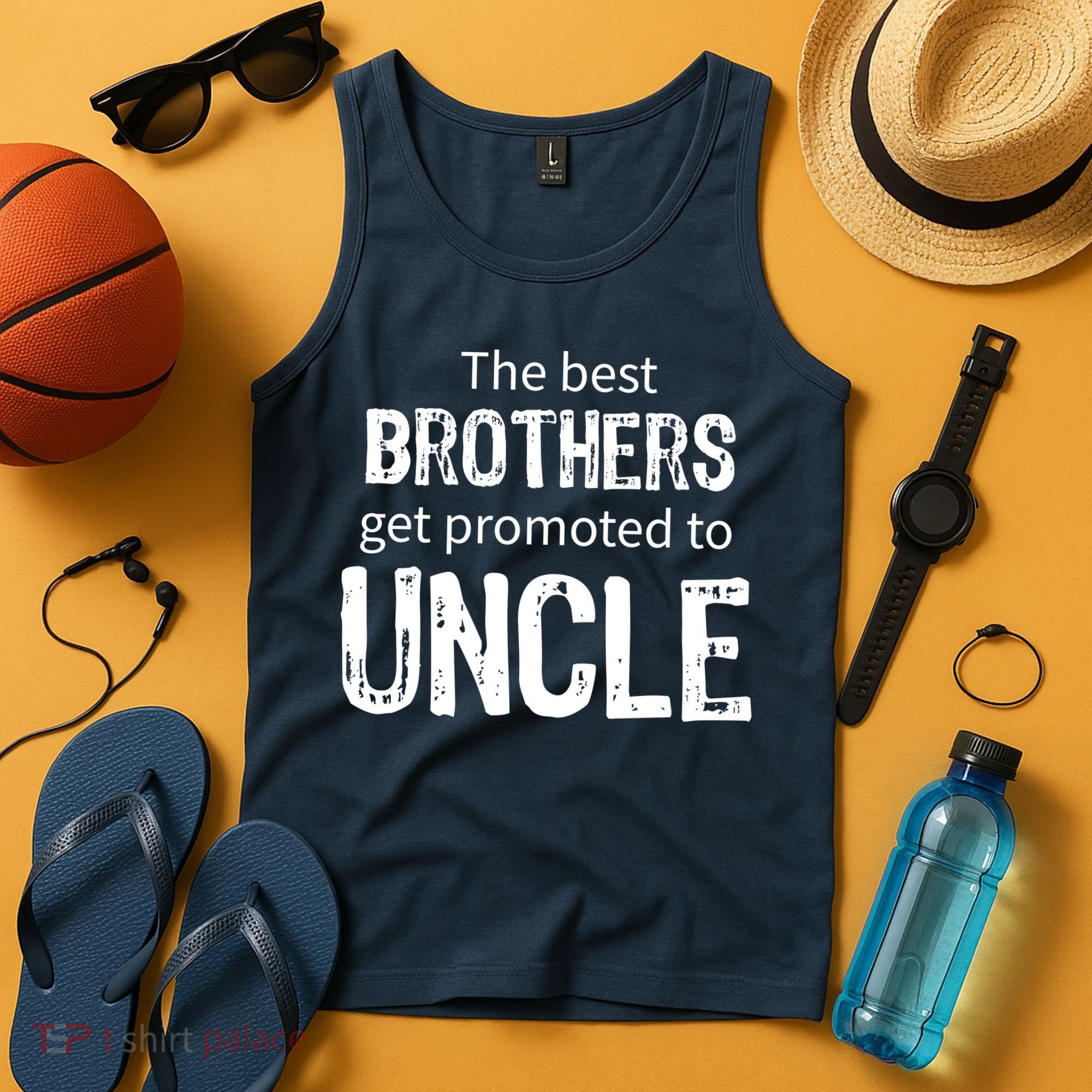 The Best Brothers Get Promoted Uncle Tank Top