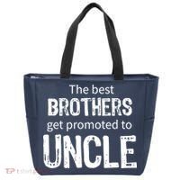 The Best Brothers Get Promoted Uncle Tote Bag thumb 0