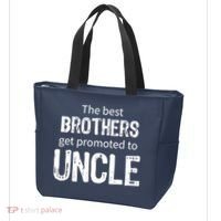 The Best Brothers Get Promoted Uncle Tote Bag thumb 3