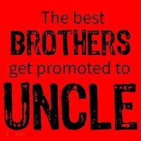 The Best Brothers Get Promoted Uncle Santa Hat thumb 1