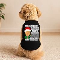 The Best Christmas Movie Watching Shirt Ever Donald Trump Doggie Tank thumb 2