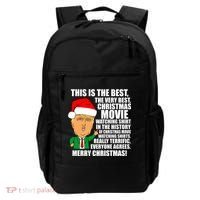 The Best Christmas Movie Watching Shirt Ever Donald Trump Backpack thumb 0