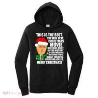 The Best Christmas Movie Watching Shirt Ever Donald Trump Women's Hoodie thumb 0