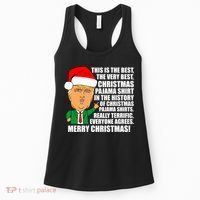 The Best Christmas Pajama Shirt Ever Everyone Agrees Donald Trump Women's Tank Top thumb 0