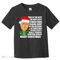 The Best Christmas Pajama Shirt Ever Everyone Agrees Donald Trump Toddler T-Shirt thumb 0