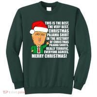 The Best Christmas Pajama Shirt Ever Everyone Agrees Donald Trump Sweatshirt thumb 0