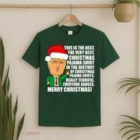 The Best Christmas Pajama Shirt Ever Everyone Agrees Donald Trump T-Shirt thumb 2