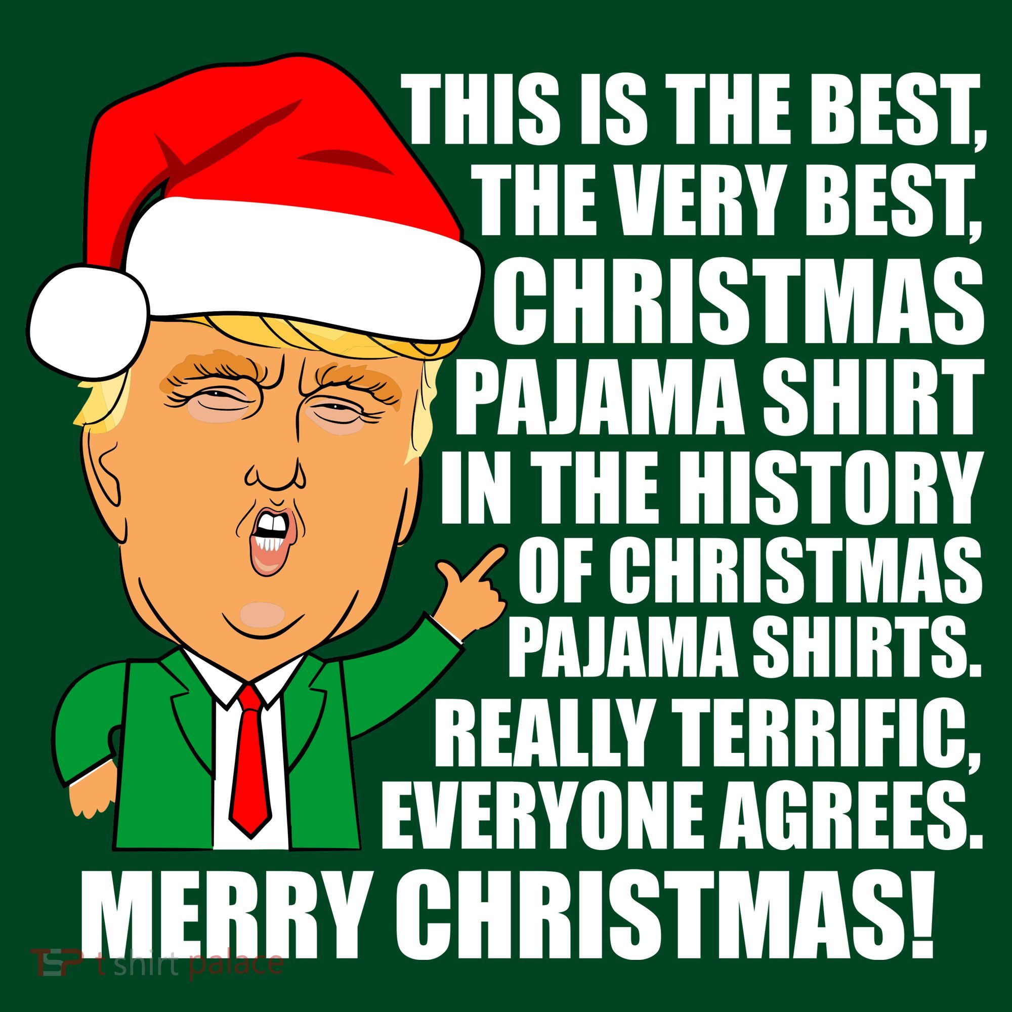 The Best Christmas Pajama Shirt Ever Everyone Agrees Donald Trump Coaster