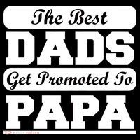 The Best Dads Get Promoted To Papa Hoodie thumb 7