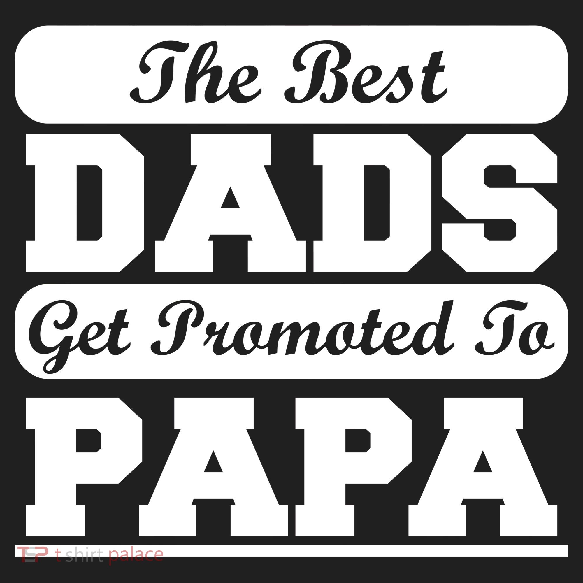 The Best Dads Get Promoted To Papa Golf Towel