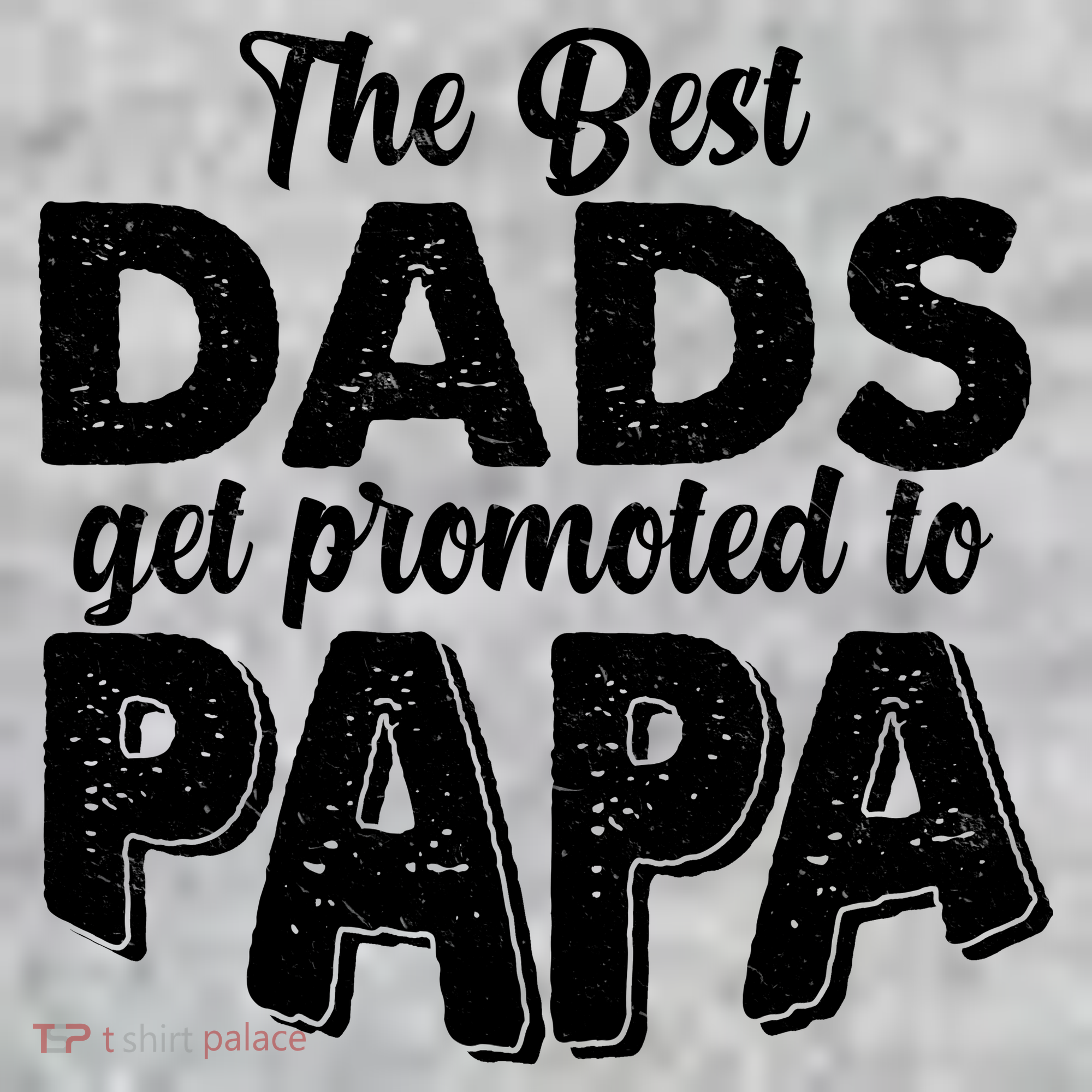 The Best Dads Get Promoted To Papa New Grandfather Kids Hoodie