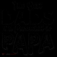 The Best Dads Get Promoted To Papa New Grandfather Coffee Mug thumb 5