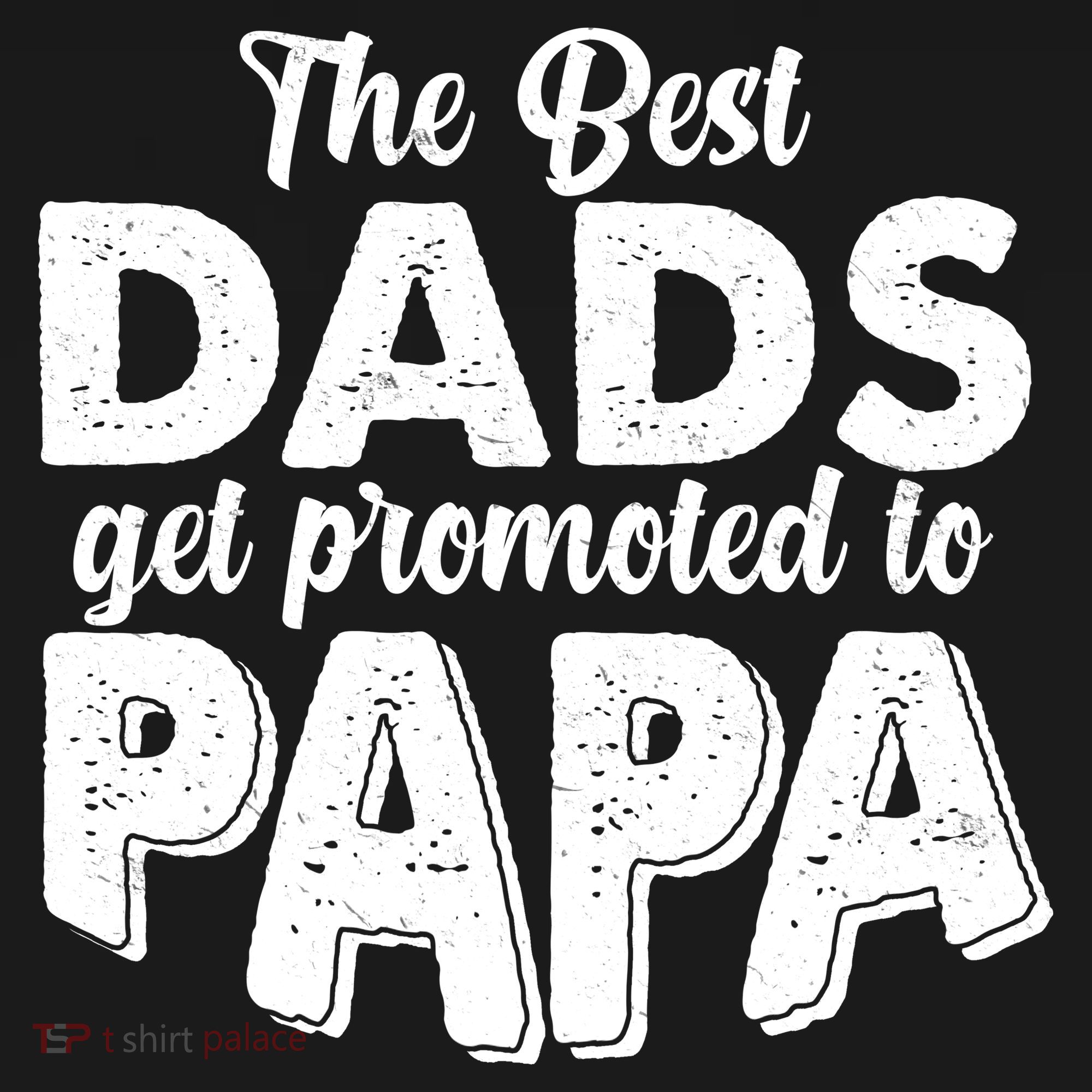 The Best Dads Get Promoted To Papa New Grandfather Women's Hoodie