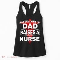 The Best Kind Of Dad Raised A Nurse Women's Tank Top thumb 0