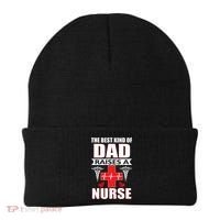 The Best Kind Of Dad Raises A Nurse Beanie thumb 0