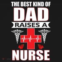 The Best Kind Of Dad Raises A Nurse Ornament thumb 1
