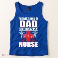 The Best Kind Of Dad Raises A Nurse Tank Top thumb 2