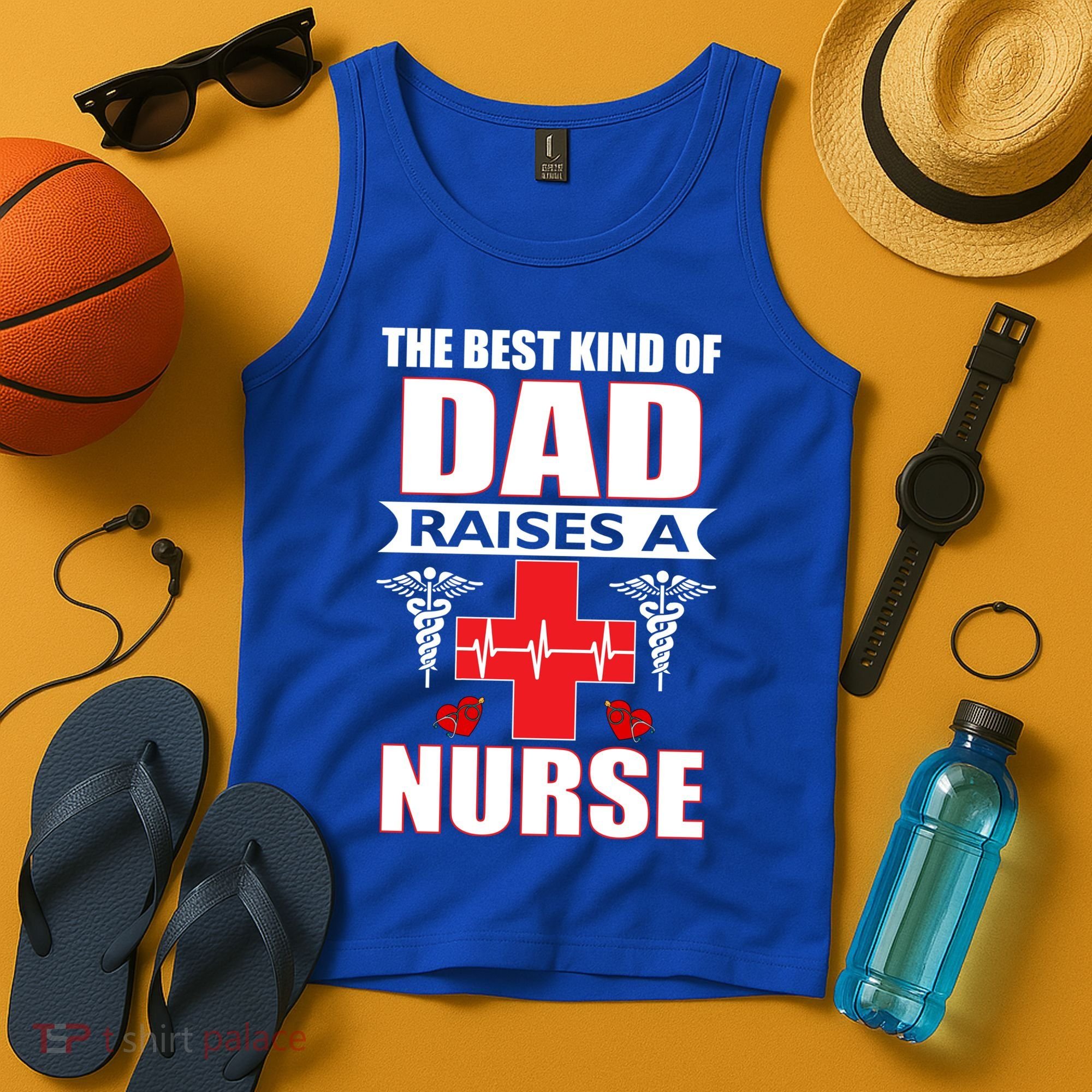 The Best Kind Of Dad Raises A Nurse Tank Top