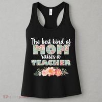 The Best Kind of Mom Raises a Teacher Women's Tank Top thumb 3