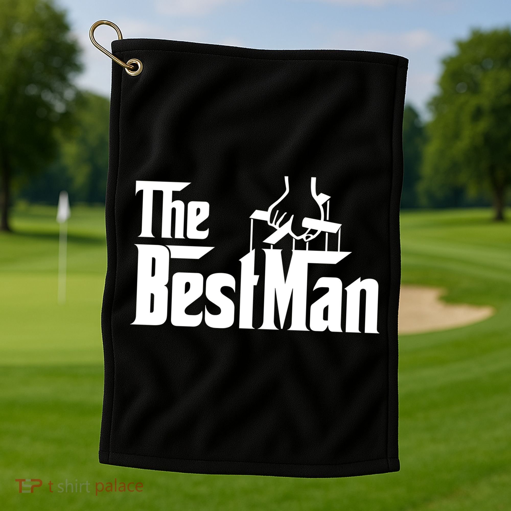 The Best Man Golf Towel