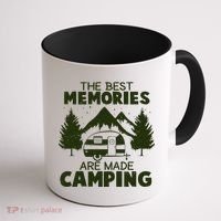 The Best Memories Are Made Camping Coffee Mug thumb 1