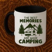 The Best Memories Are Made Camping Coffee Mug thumb 2