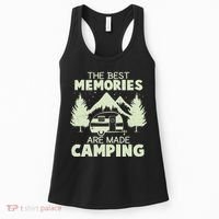 The Best Memories Are Made Camping Women's Tank Top thumb 0