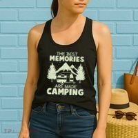 The Best Memories Are Made Camping Women's Tank Top thumb 2
