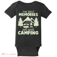 The Best Memories Are Made Camping Baby Bodysuit thumb 0