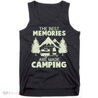 The Best Memories Are Made Camping Tank Top thumb 0