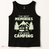 The Best Memories Are Made Camping Tank Top thumb 2