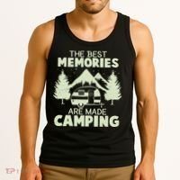 The Best Memories Are Made Camping Tank Top thumb 3
