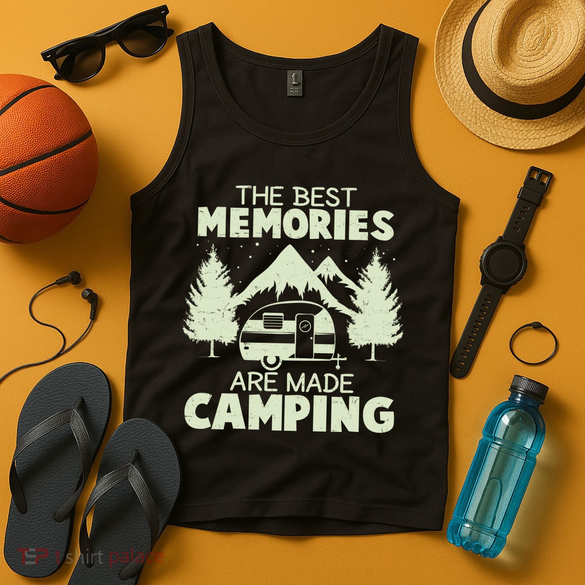 The Best Memories Are Made Camping Tank Top