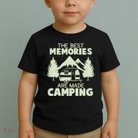 The Best Memories Are Made Camping Toddler T-Shirt thumb 2