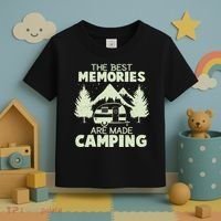 The Best Memories Are Made Camping Toddler T-Shirt thumb 3