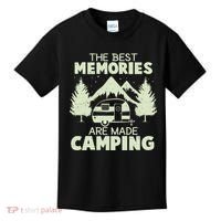 The Best Memories Are Made Camping Kids T-Shirt thumb 0