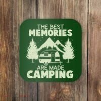 The Best Memories Are Made Camping Coaster thumb 0